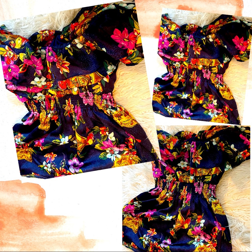 Off shoulder spring dress